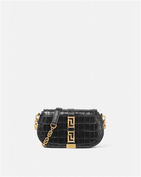 versace tas prijs|Versace croc shoulder bags.